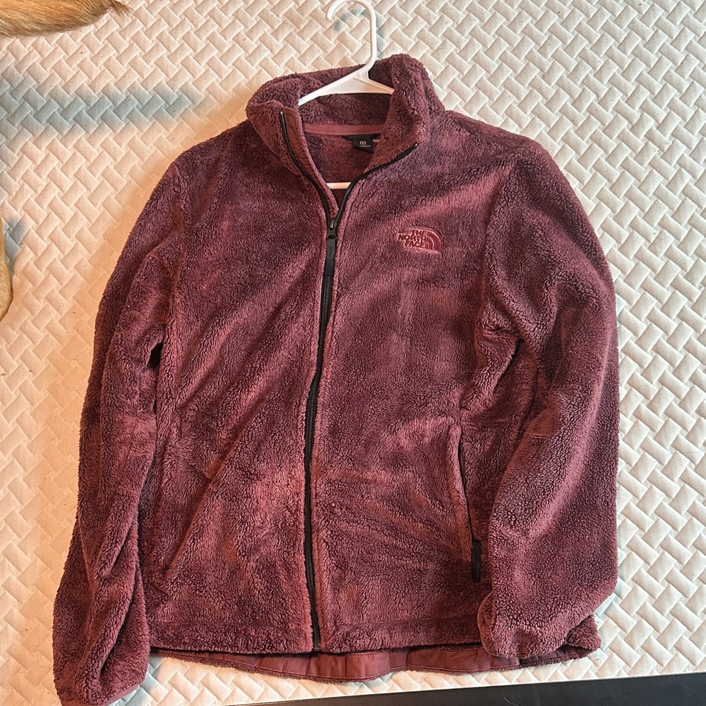 The North Face Maroon Fleece Jacket